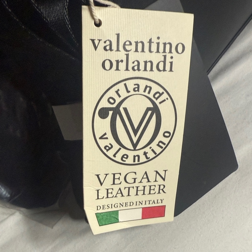 Valentino Orlandi Black Studded Crossbody Bag - Picture 2 of 4